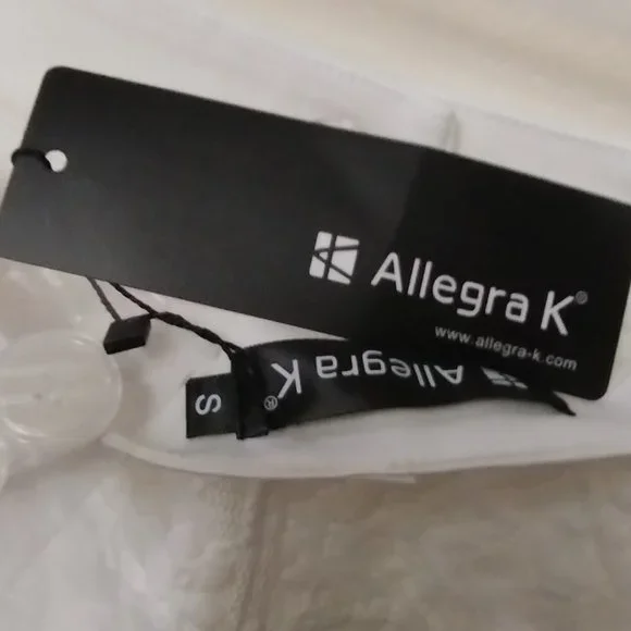 Slim Fit Skirt Casual Lace Panel Slit Office Knee Length Pencil with Pockets (S) - Picture 3 of 8